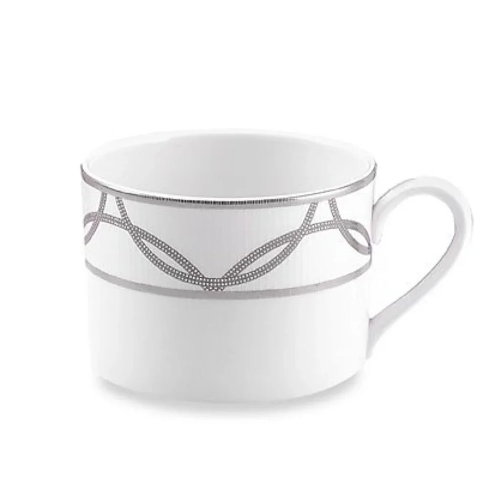 new Mikasa Platinum Wedding Ring 💍 Tea Cup & Saucer from the 